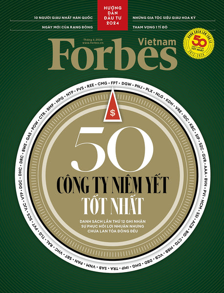 Top 50 Công Ty Niêm Yết 2024 - Tạp Chí Forbes Việt Nam Số 130 (Tháng 06.2024)