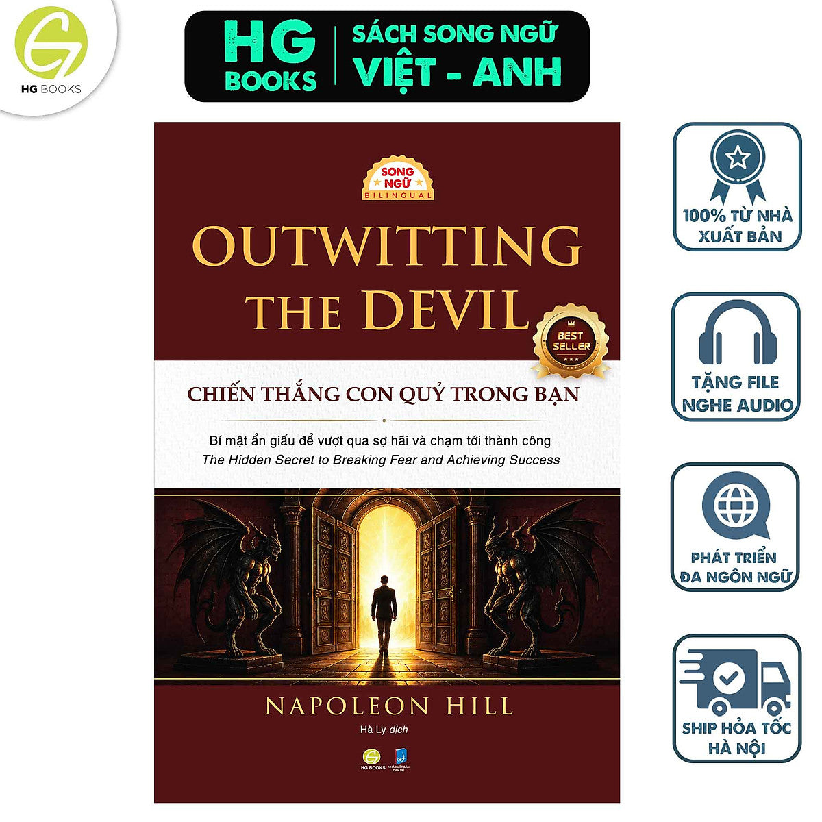 Sách Song Ngữ Chiến Thắng Con Quỷ Trong Bạn (Outwitting The Devil) - Bí Quyết Tự Do Và Thành Công + Tặng Kèm Audio