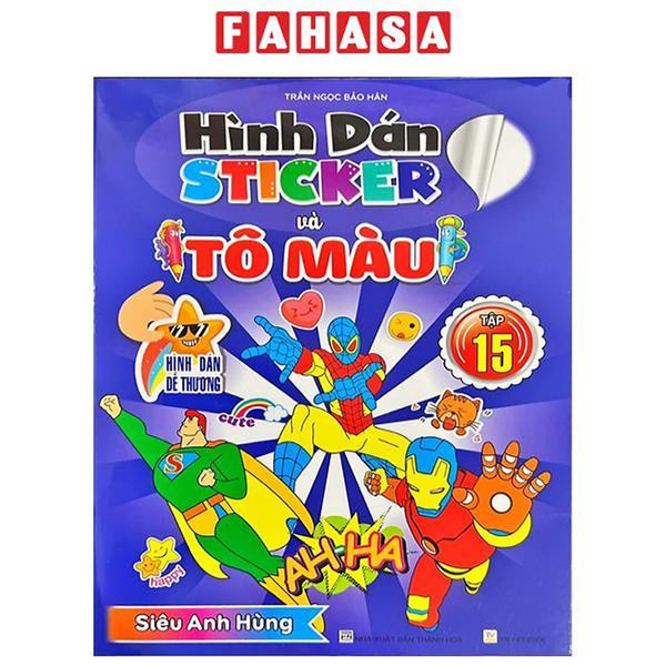 Sách - Hình Dán Sticker Và Tô Màu - Tập 15