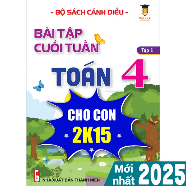 Sách - Bài Tập Cuối Tuần Toán Lớp 4 Cánh Diều (Học Kì 1) Vietjack