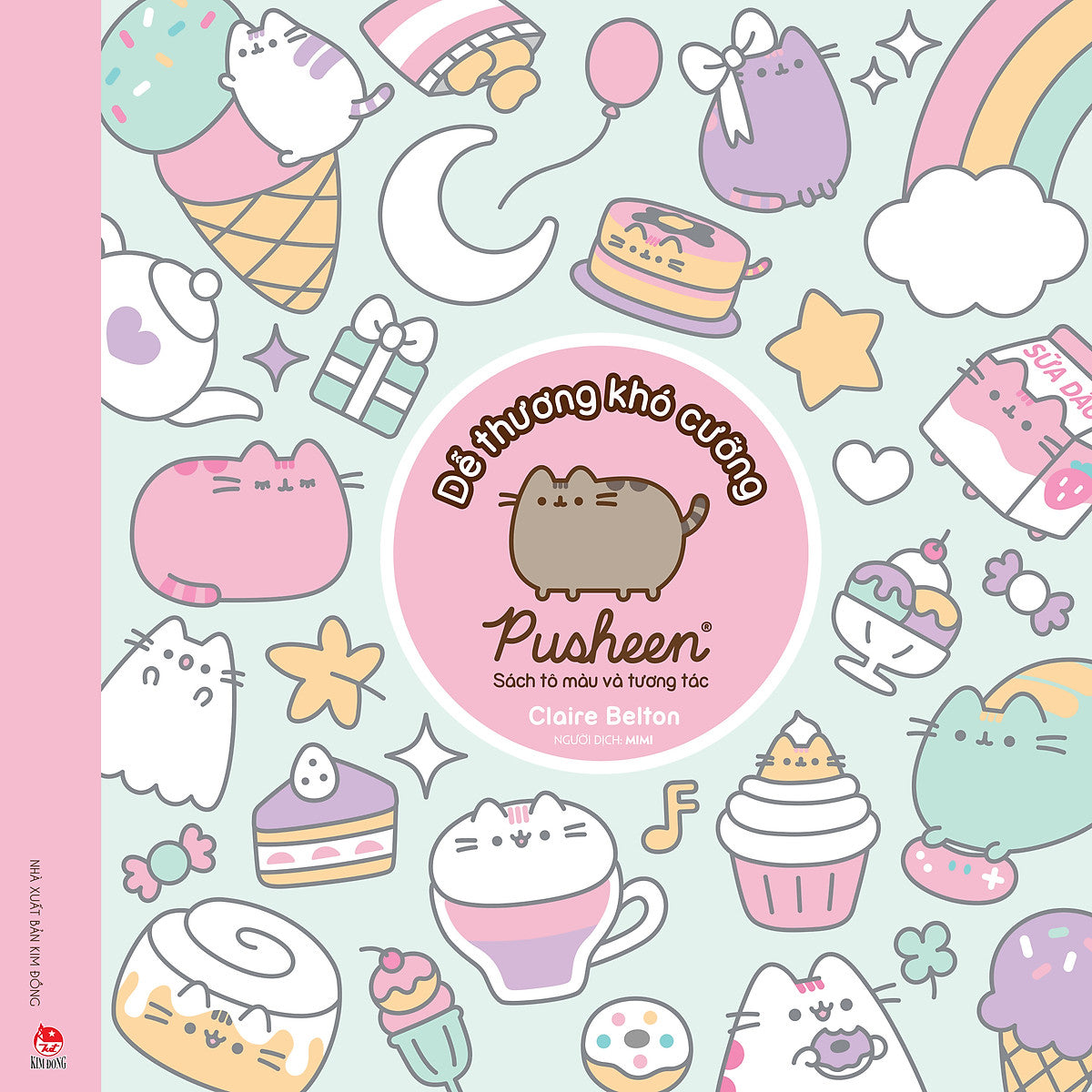 Sách Tô Màu Và Tương Tác Pusheen: Dễ Thương Khó Cưỡng 