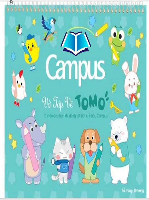 Vở Vẽ Lò Xo A4 Hồng Hà, Campus