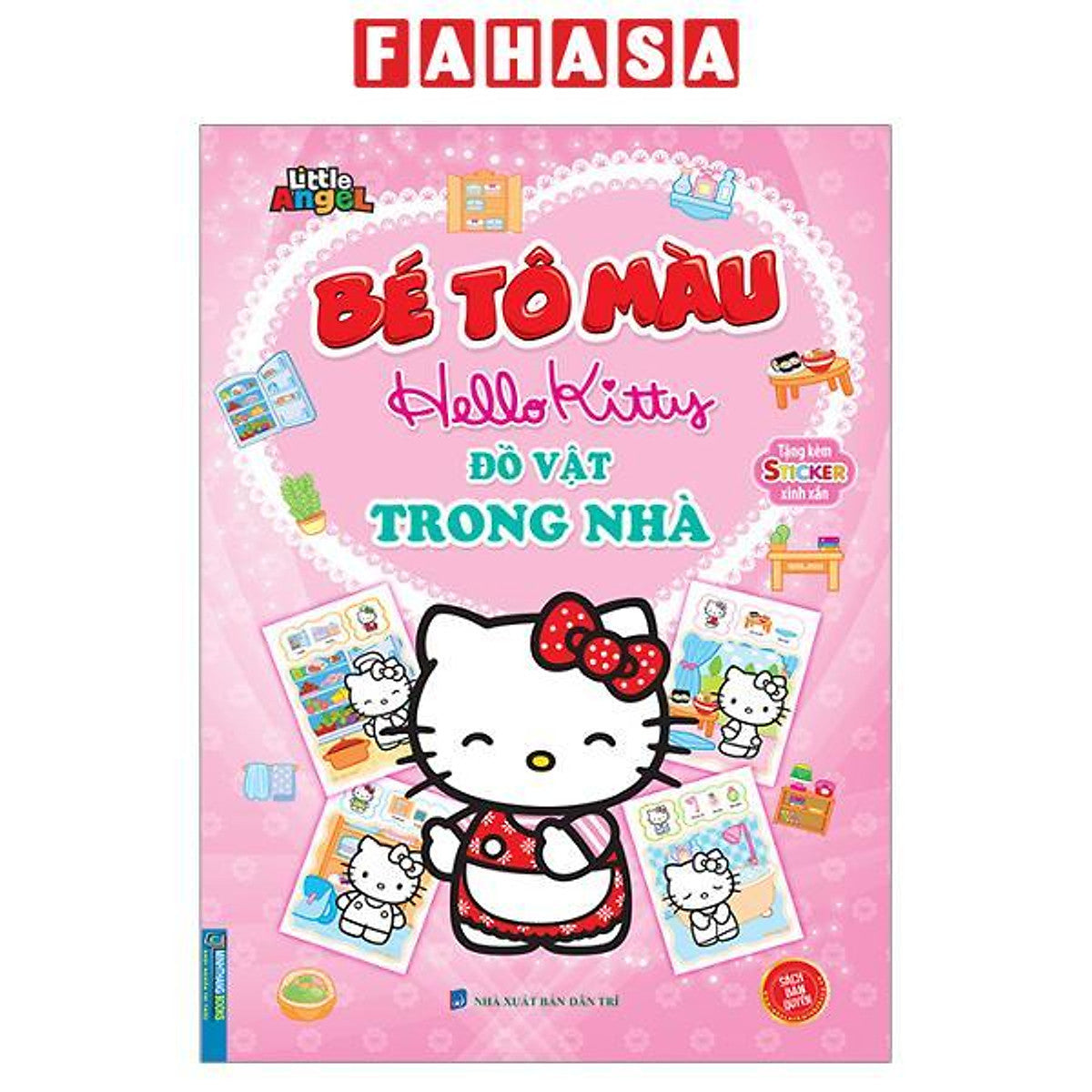 Sách - Bé Tô Màu Hello Kitty - Đồ Vật Trong Nhà