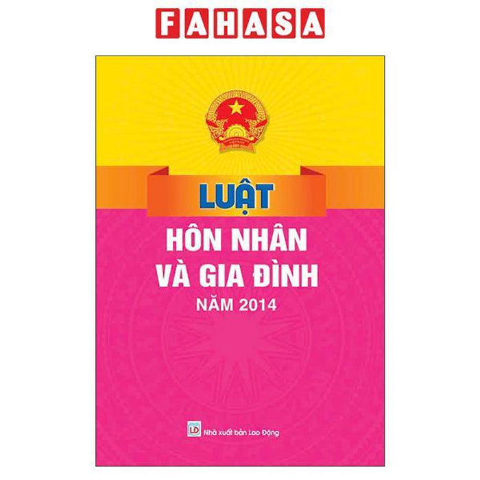 Sách - Luật Hôn Nhân Và Gia Đình Năm 2014