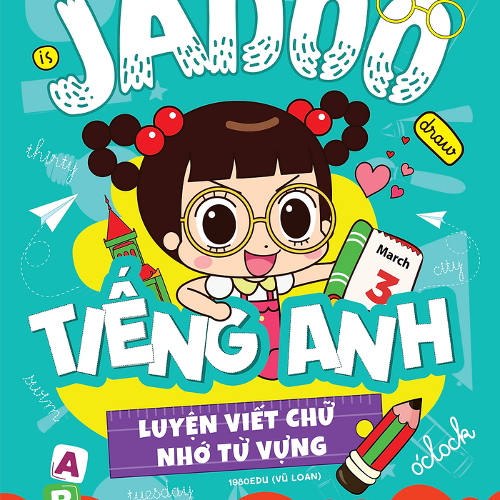 Sách - Jadoo Luyện Viết Chữ, Nhớ Từ Vựng Tiếng Anh (Tập 1-5)