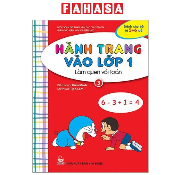 Sách - Hành Trang Vào Lớp 1 - Làm Quen Với Toán - Tập 3 (Tái Bản 2024)