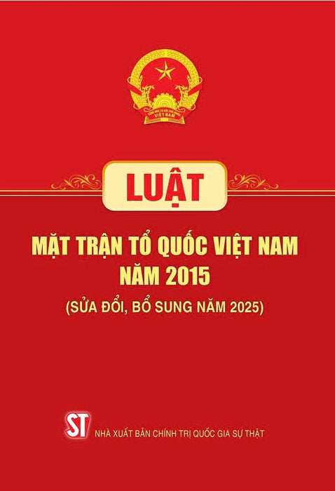 Sách Luật Mặt Trận Tổ Quốc Việt Nam