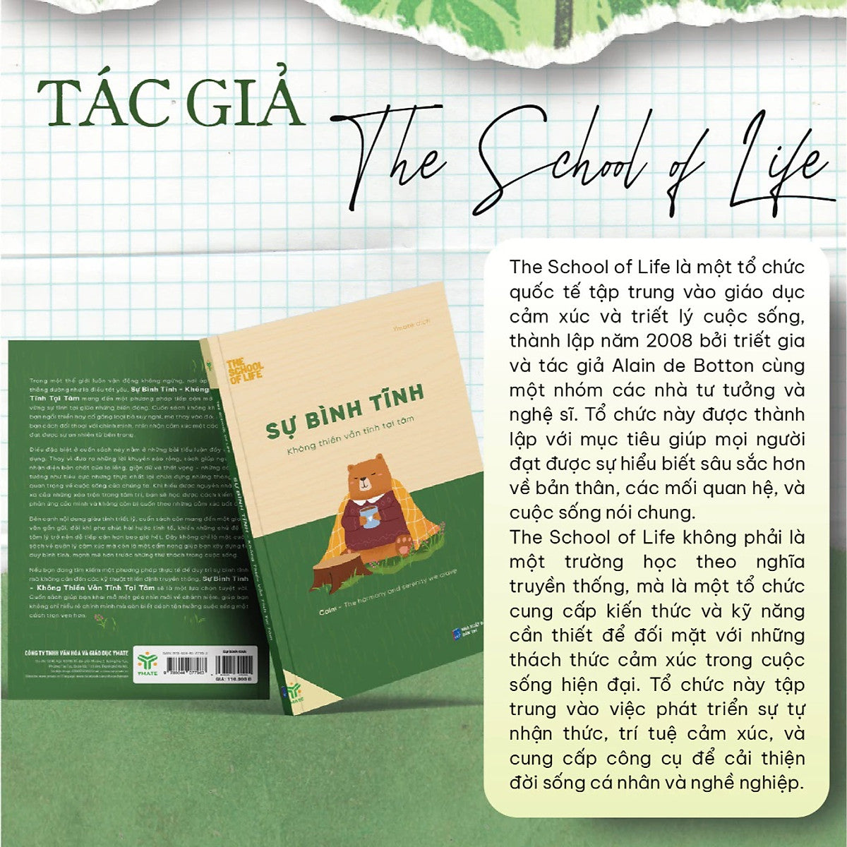 Sự Bình Tĩnh - Không Thiền Vẫn Tĩnh Tại Tâm - Vững Vàng Trước Những Thử Thách - Ymate Books
