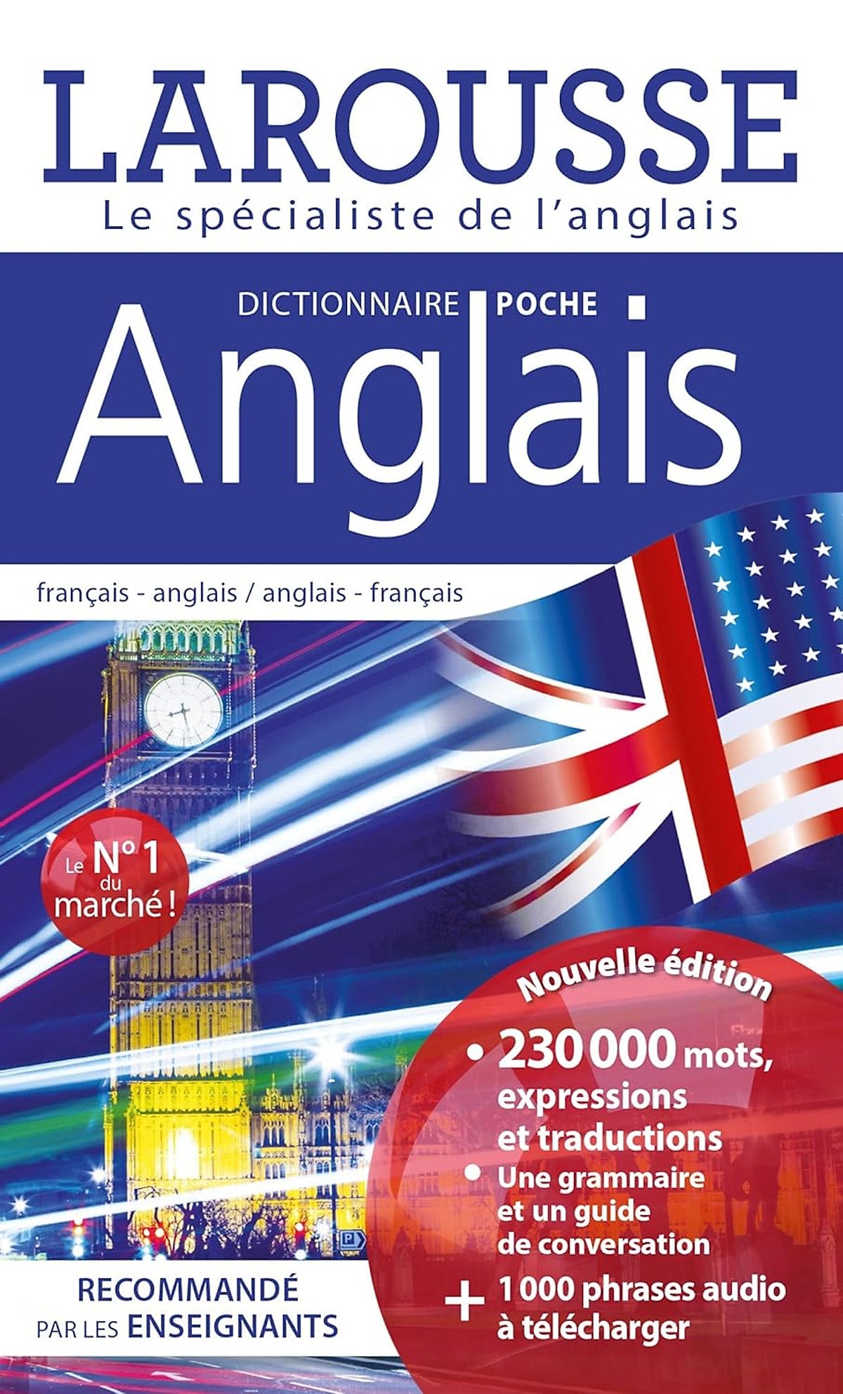Sách Học Tiếng Pháp- Dictionnaire Larousse Poche Anglais