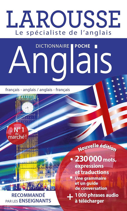 Sách Học Tiếng Pháp- Dictionnaire Larousse Poche Anglais