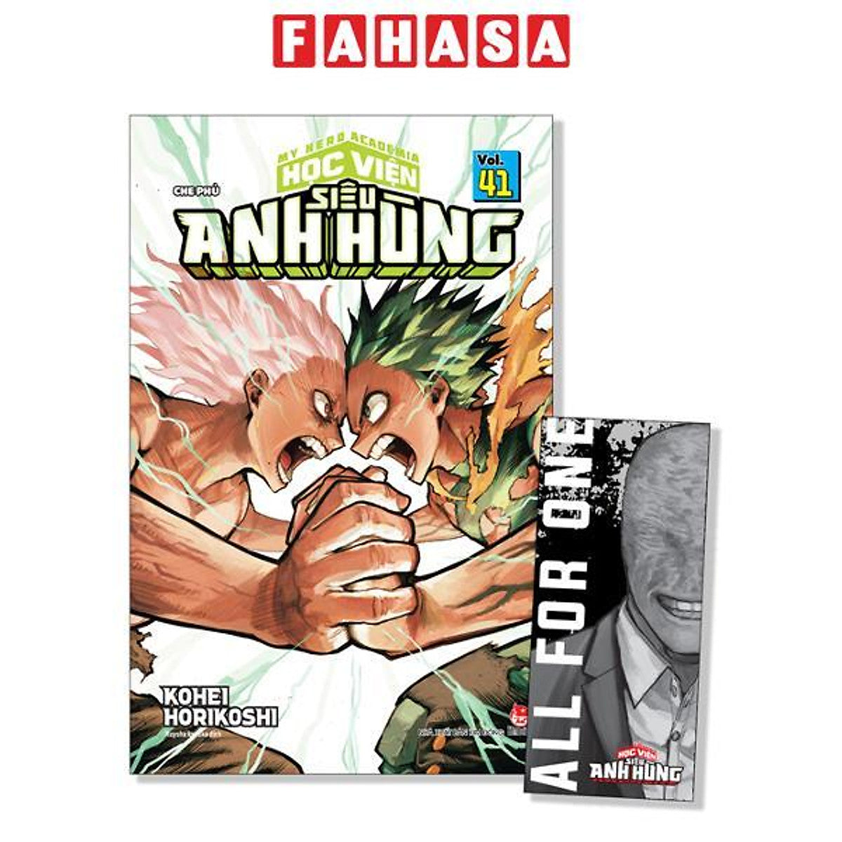 Sách - My Hero Academia - Học Viện Siêu Anh Hùng - Tập 41 - Che Phủ - Tặng Kèm Bookmark