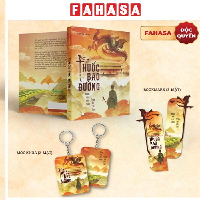 Sách - Thuốc Bao Đường - Nước Nổi Rồi Chìm - Triều Hạ Rồi Lên - Tặng Kèm Bookmark + Móc Khóa Nhựa 2 Mặt - Độc Quyền Fahasa