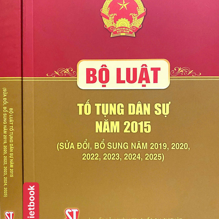 Bộ Luật Tố Tụng Dân Sự Năm 2015 ( Sửa Đổi, Bổ Sung Năm 2019, 2020, 2022, 2023, 2024, 2025 )