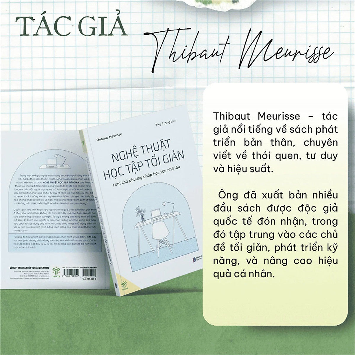 Sách Nghệ Thuật Học Tập Tối Giản - Làm Chủ Phương Pháp Học Sâu Nhớ Lâu - Ymate Books
