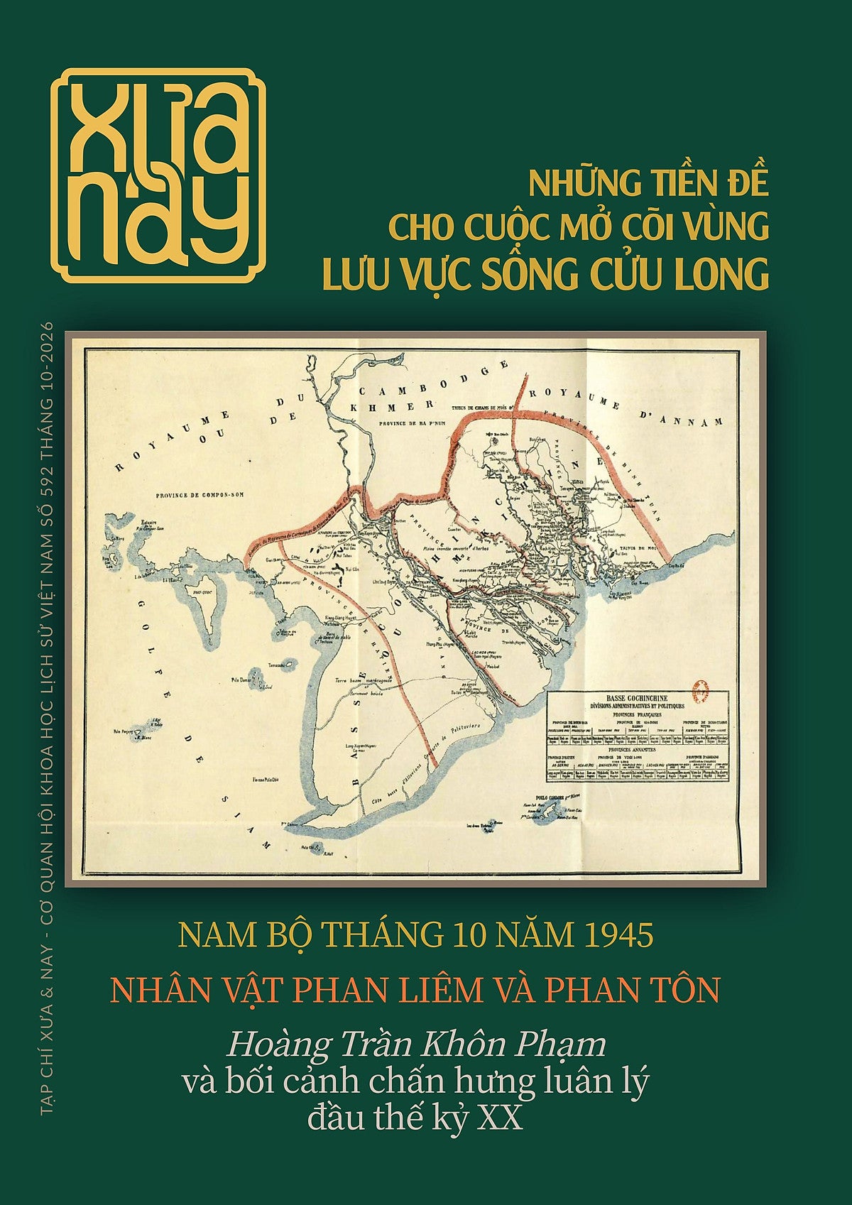 (Tháng 10/2026, Số 592) Tạp Chí Xưa & Nay – Nhiều Tác Giả – Cơ Quan Hội Khoa Học Lịch Sử Việt Nam