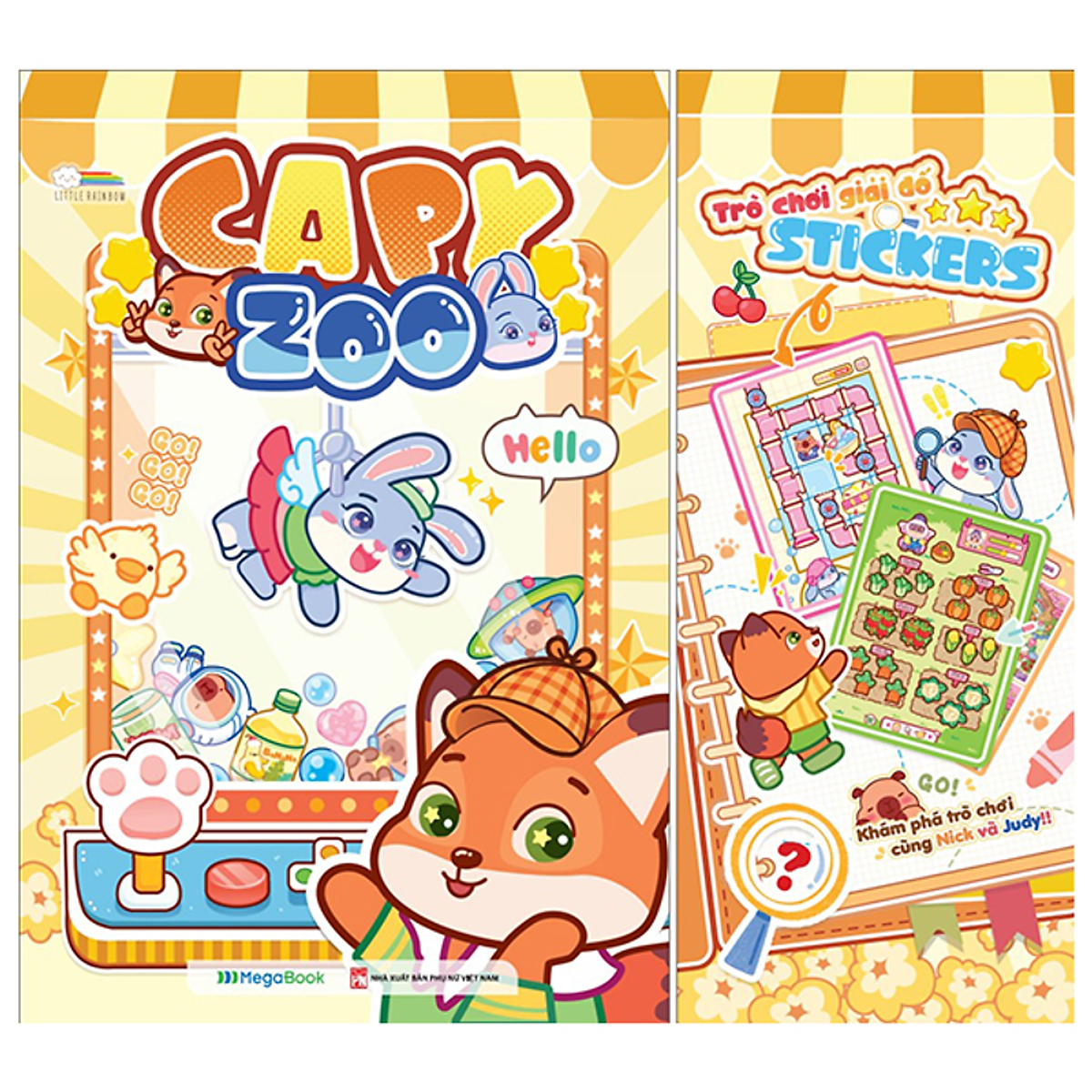 Sách Capy Zoo - Trò Chơi Giải Đố Stickers