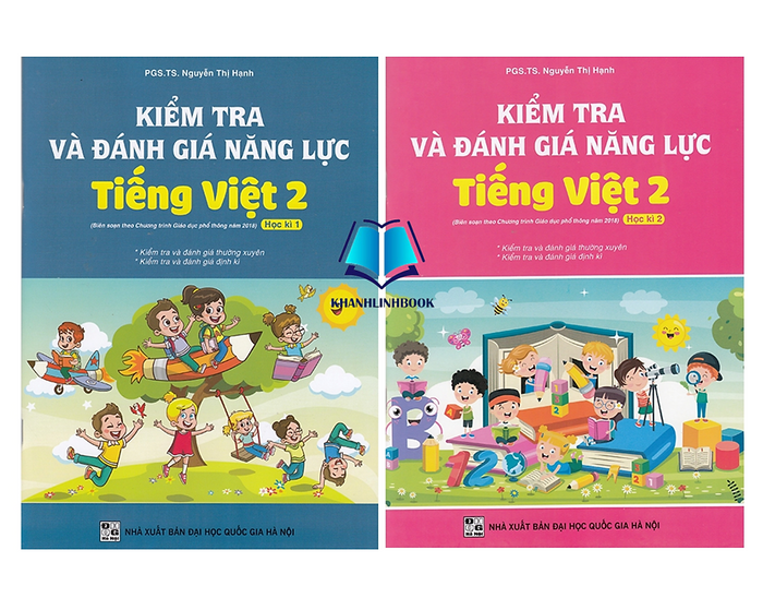 Sách - Combo Kiểm Tra Và Đánh Giá Năng Lực Tiếng Việt 2 Học Kì 1 + 2 (Biên Soạn Theo Chương Trình Gdpt 2018)