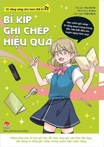Sách - Kĩ Năng Vàng Cho Teen Thế Kỉ 21: Bí Kíp Ghi Chép Hiệu Quả (2024)
