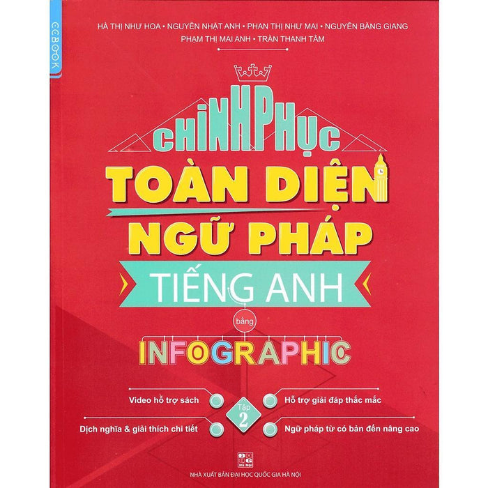 Sách - Chinh Phục Toàn Diện Ngữ Pháp Tiếng Anh Bằng Infographic - Tập 2 - Mcbooks