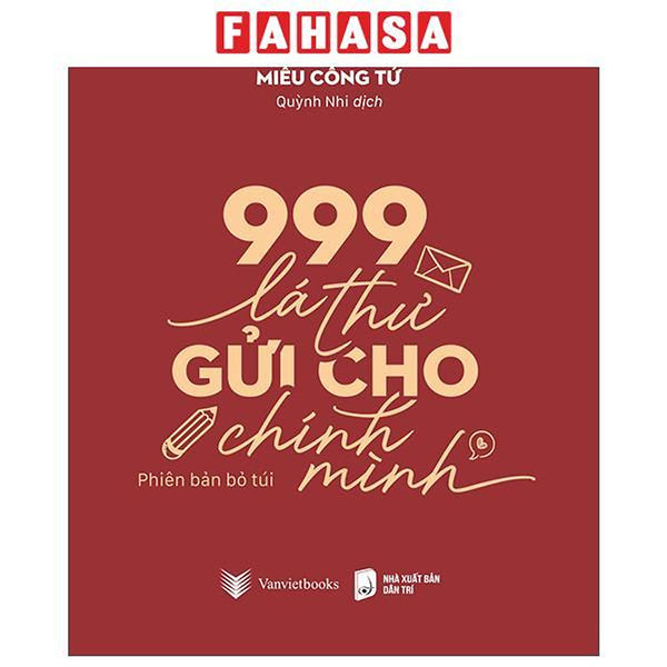 Sách - 999 Lá Thư Gửi Cho Chính Mình - Phiên Bản Bỏ Túi - Bìa Đỏ