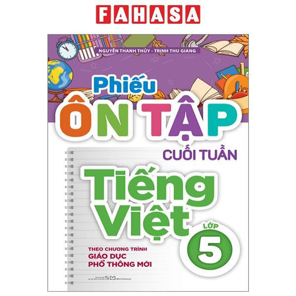 Phiếu Ôn Tập Cuối Tuần Tiếng Việt - Lớp 5 (Theo Chương Trình Giáo Dục Phổ Thông Mới)