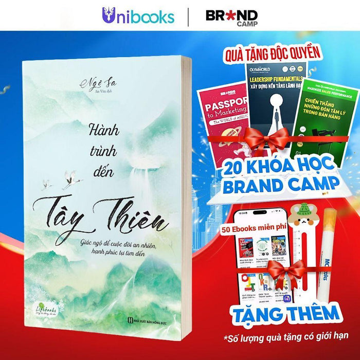Sách - Hành Trình Đến Tây Thiên: Giác Ngộ Để Cuộc Đời An Nhiên, Hạnh Phúc Tự Tìm Đến - Bizbooks