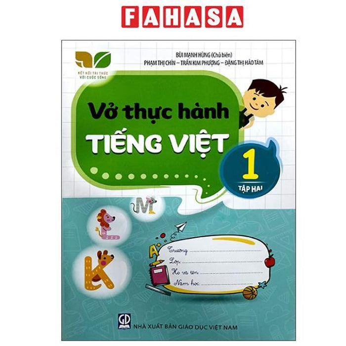 Sách - Vở Thực Hành Tiếng Việt 1 - Tập 2 (Kết Nối) (Chuẩn)