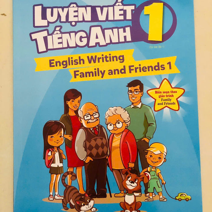 Sách - The Langmaster - Luyện Viết Tiếng Anh 1 (English Writing Family And Friends 1) #Huongbook