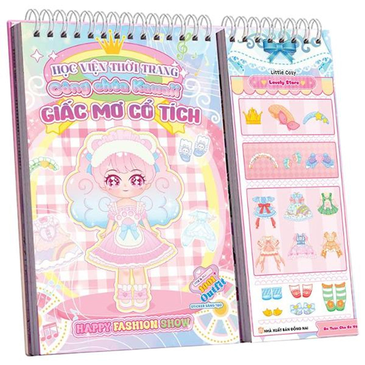 Sách - Học Viện Thời Trang - Công Chúa Kawaii - Giấc Mơ Cổ Tích