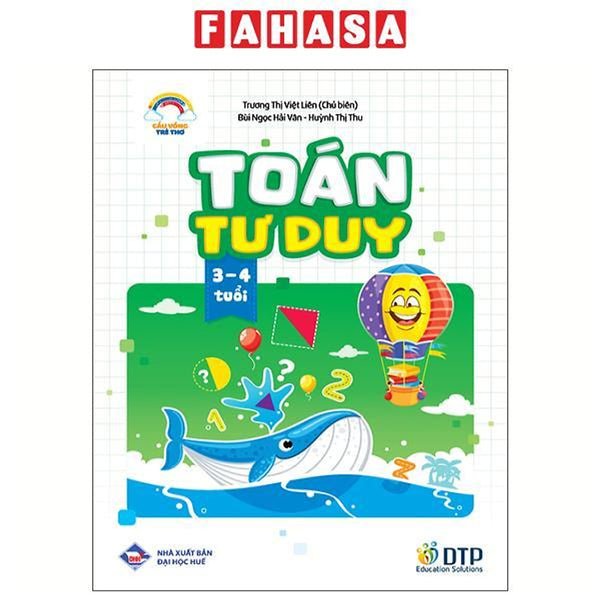 Sách - Cầu Vồng Trẻ Thơ - Toán Tư Duy - Dành Cho Trẻ 3-4 Tuổi