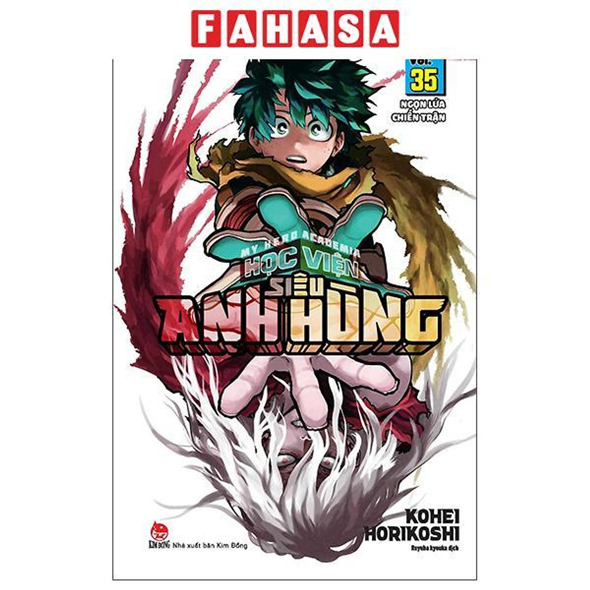 Sách - My Hero Academia - Học Viện Siêu Anh Hùng - Tập 35 - Ngọn Lửa Chiến Trận (Tái Bản 2026)