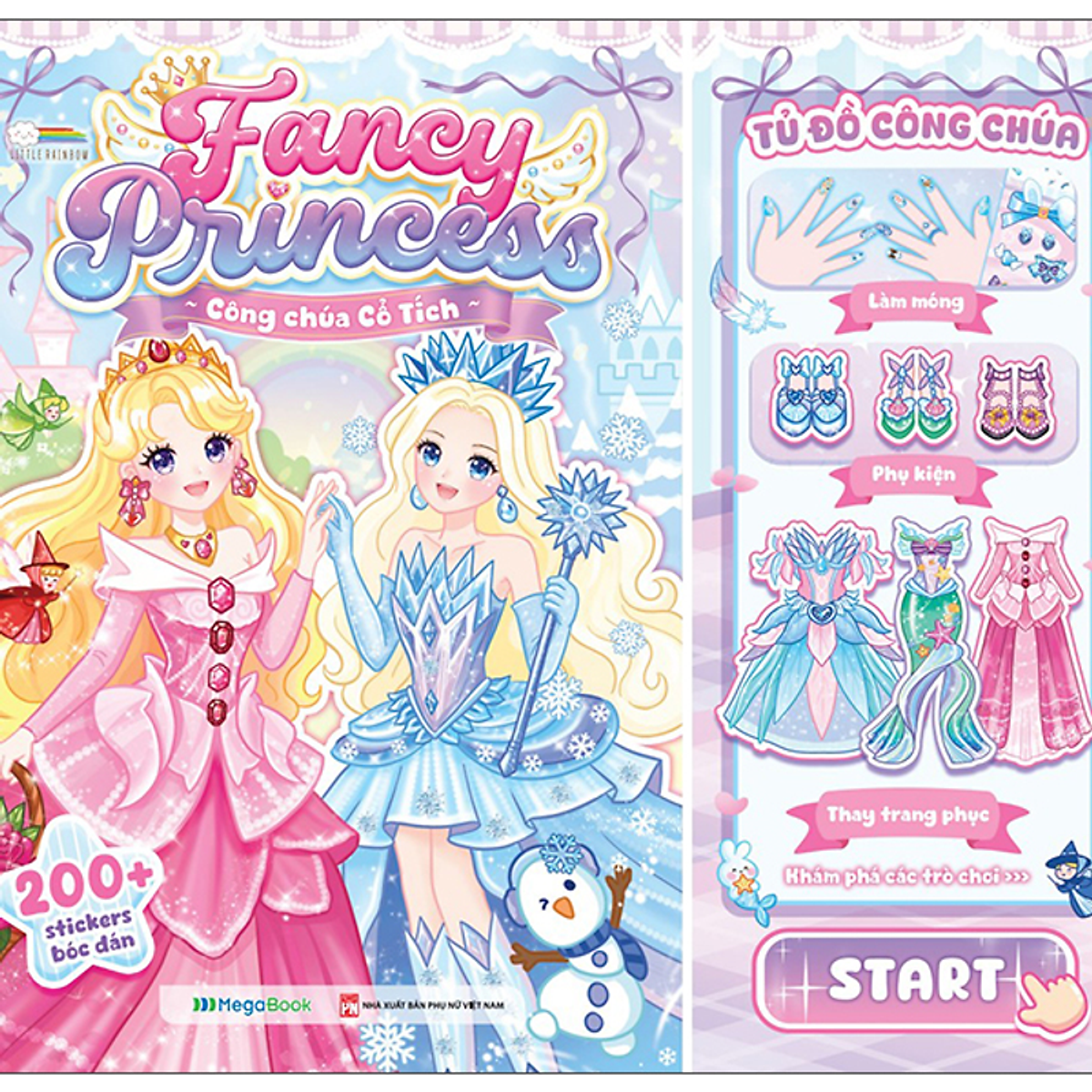 Sách Fancy Princess - Công Chúa Cổ Tích
