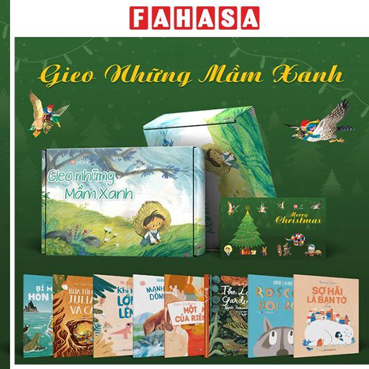 Sách - Hộp Quà Giáng Sinh Cho Bé Phát Triển Toàn Diện Về Tư Duy Và Tính Cách - Gieo Những Mầm Xanh