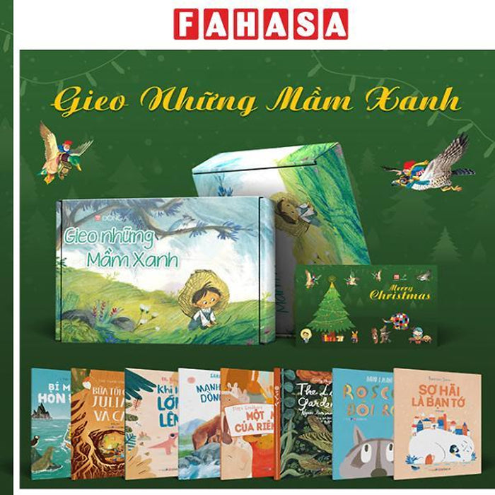 Sách - Hộp Quà Giáng Sinh Cho Bé Phát Triển Toàn Diện Về Tư Duy Và Tính Cách - Gieo Những Mầm Xanh