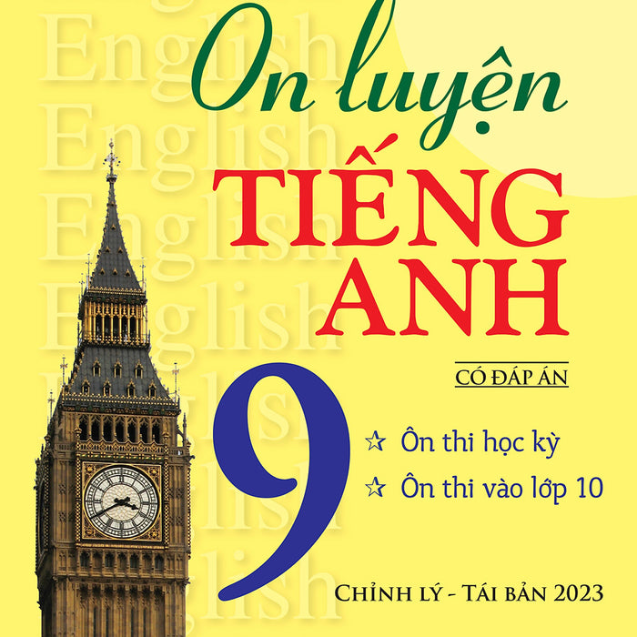Sách - Ôn Luyện Tiếng Anh 9 (Có Đáp Án) Mai Lan Hương