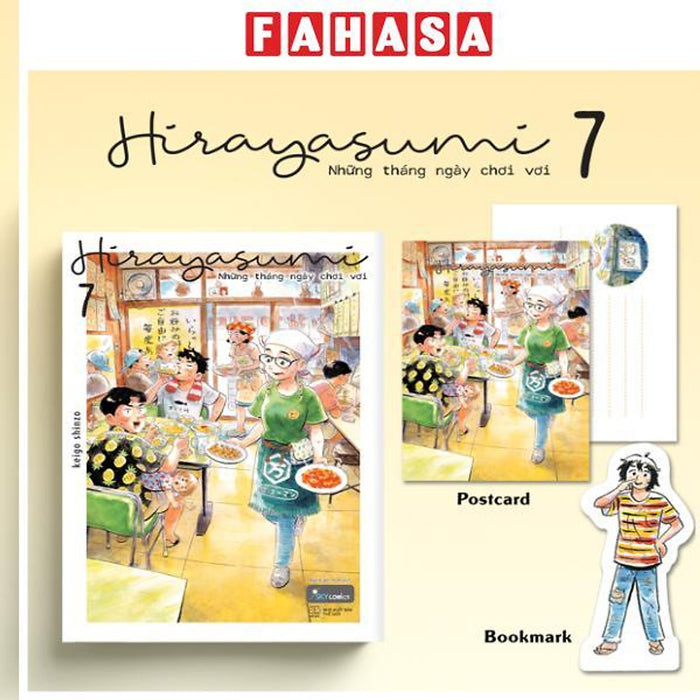 Sách - Hirayasumi - Những Tháng Ngày Chơi Vơi - Tập 7 - Tặng Kèm Bookmark Nhân Vật + Postcard Bồi Cứng