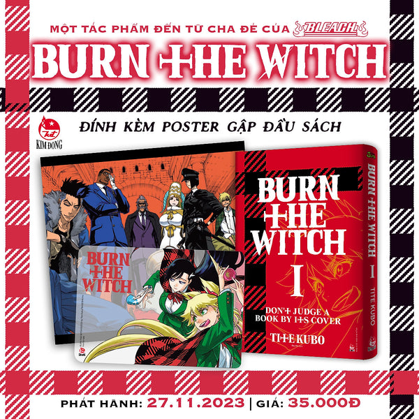 Truyện Tranh Burn The Witch Tập 1 Kèm Card Nhựa + Poster Gập (Chang Book)