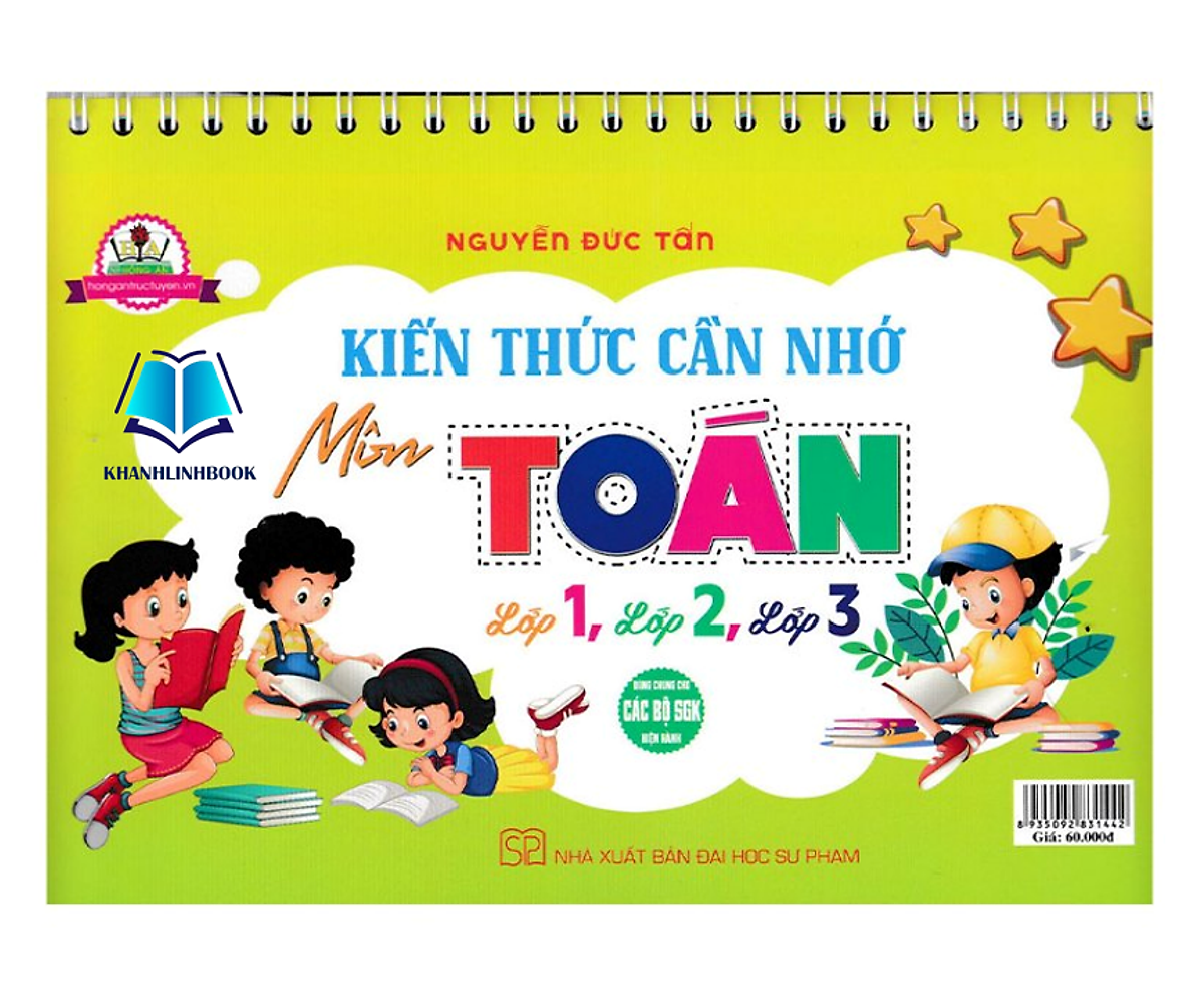 Sách - Kiến Thức Cần Nhớ Môn Toán Lớp 1, Lớp 2, Lớp 3 (Dùng Chung Các Bộ Sgk Hiện Hành) (Ha)
