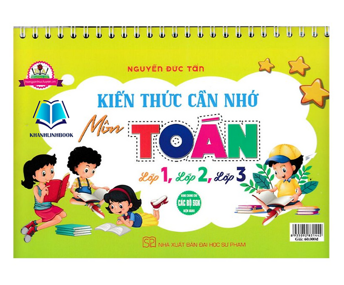 Sách - Kiến Thức Cần Nhớ Môn Toán Lớp 1, Lớp 2, Lớp 3 (Dùng Chung Các Bộ Sgk Hiện Hành) (Ha)