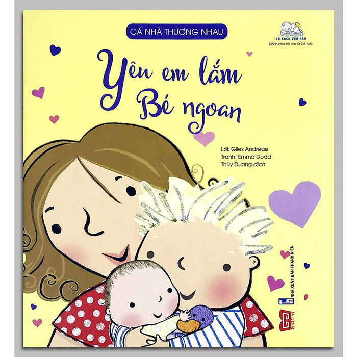 Sách - Ehon Cả Nhà Thương Nhau - Yêu Em Lắm Bé Ngoan