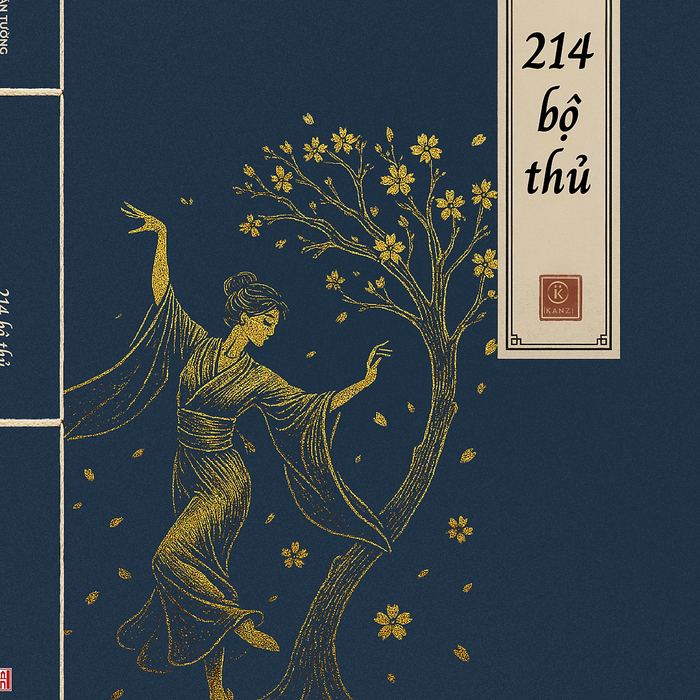 Sách - 214 Bộ Thủ - Tác Giả Đào Văn Tường - Trithuctrebooks - Khổ 17.5*25 Cm