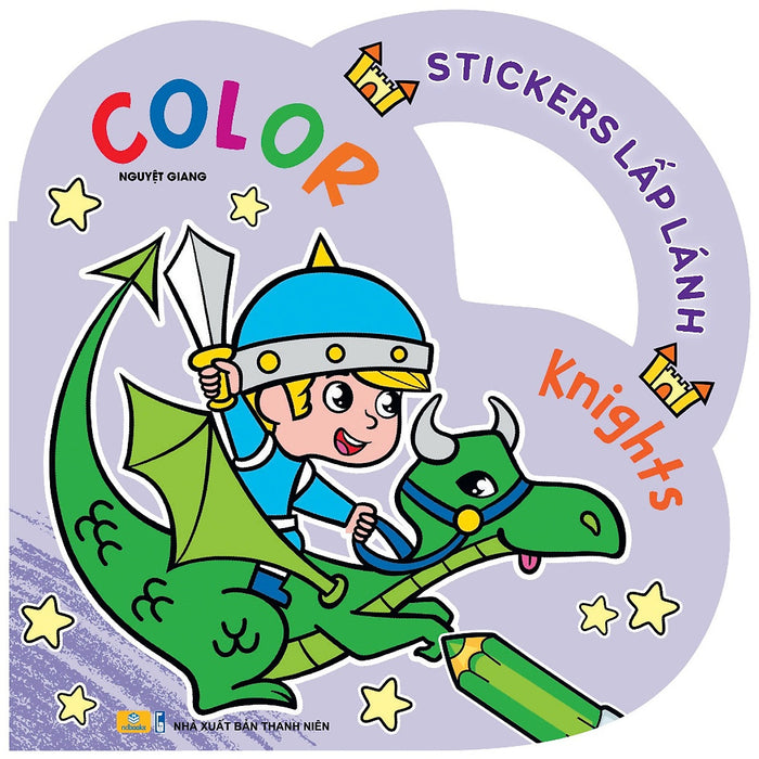 Sách - Color Stickers Lấp Lánh - Ndbooks