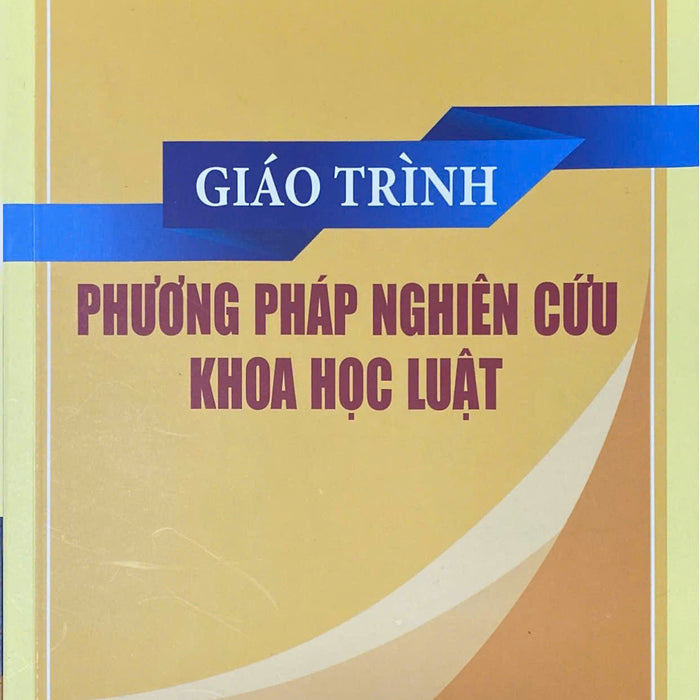 Giáo Trình Phương Pháp Nghiên Cứu Khoa Học Luật