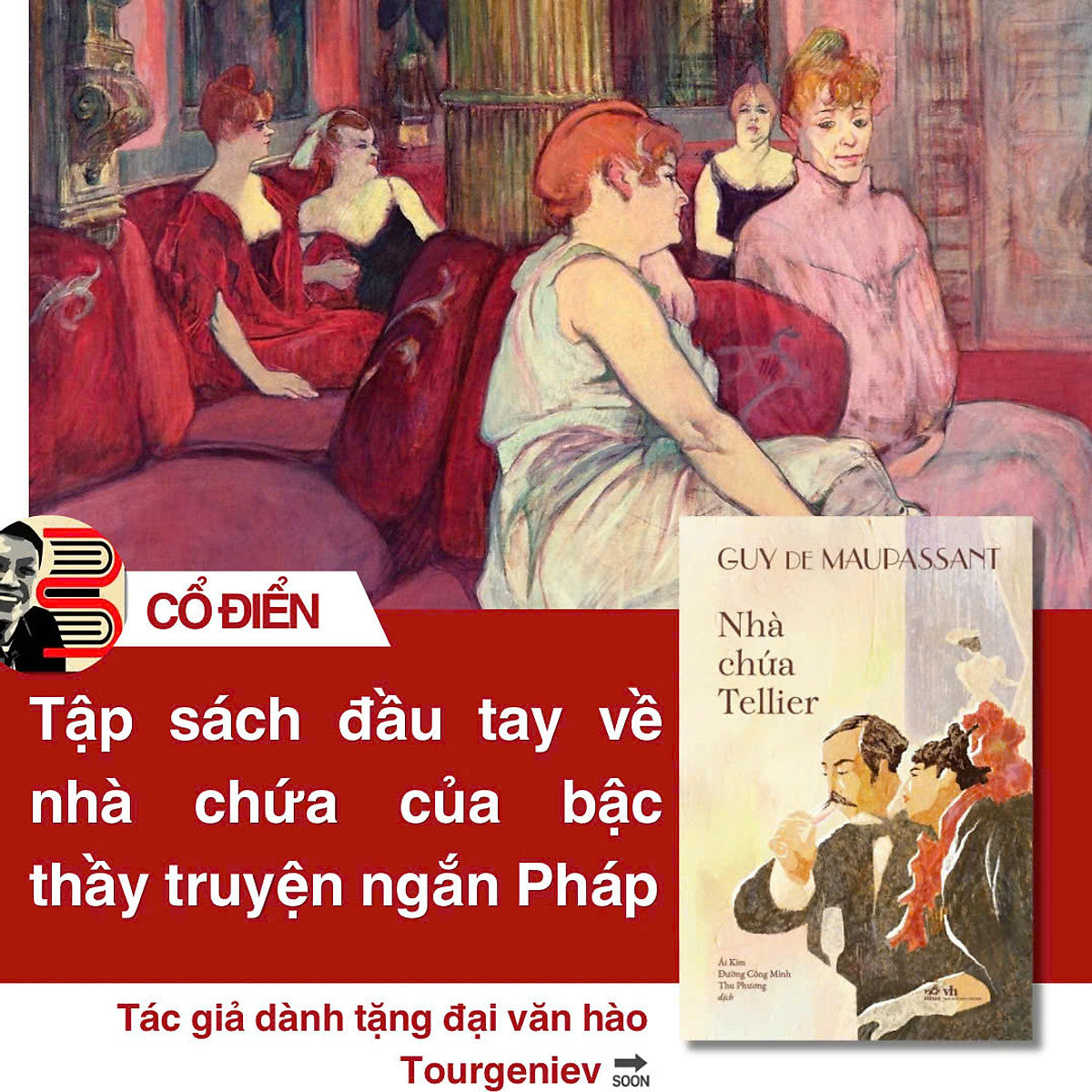 Nhà Chứa Tellier - Guy De Maupassant - Ái Kim Đường Công Minh Và Thu Phương Dịch – Nhã Nam – Nxbvăn Học