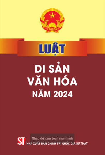 Luật Di Sản Văn Hóa Năm 2024