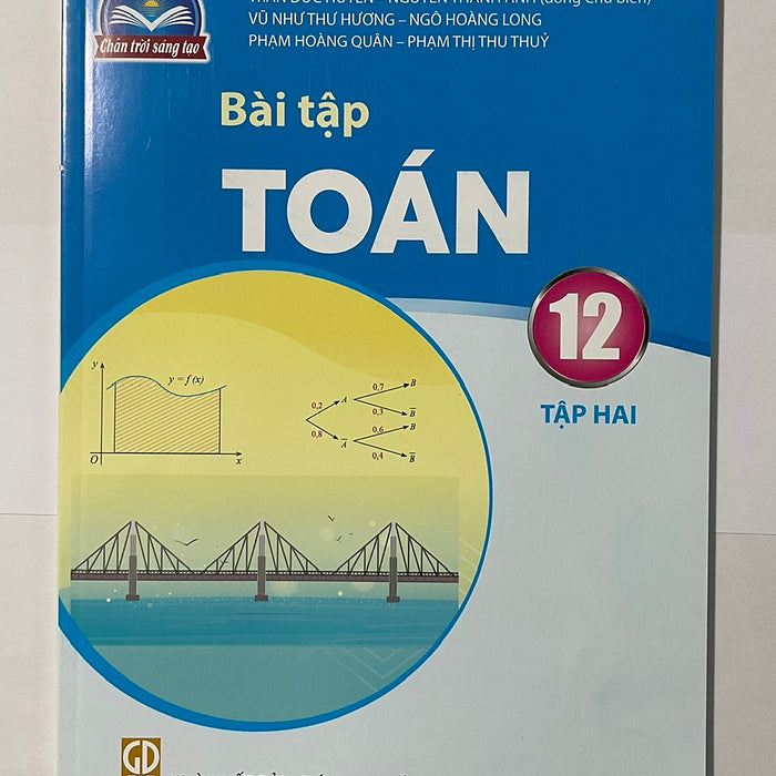 Sách Bài Tập Toán 12- Tập Hai- Chân Trời Sáng Tạo