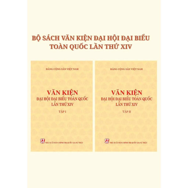 Sách - Văn Kiện Đại Hội Đại Biểu Toàn Quốc Lần Thứ Xiv (2 Tập)