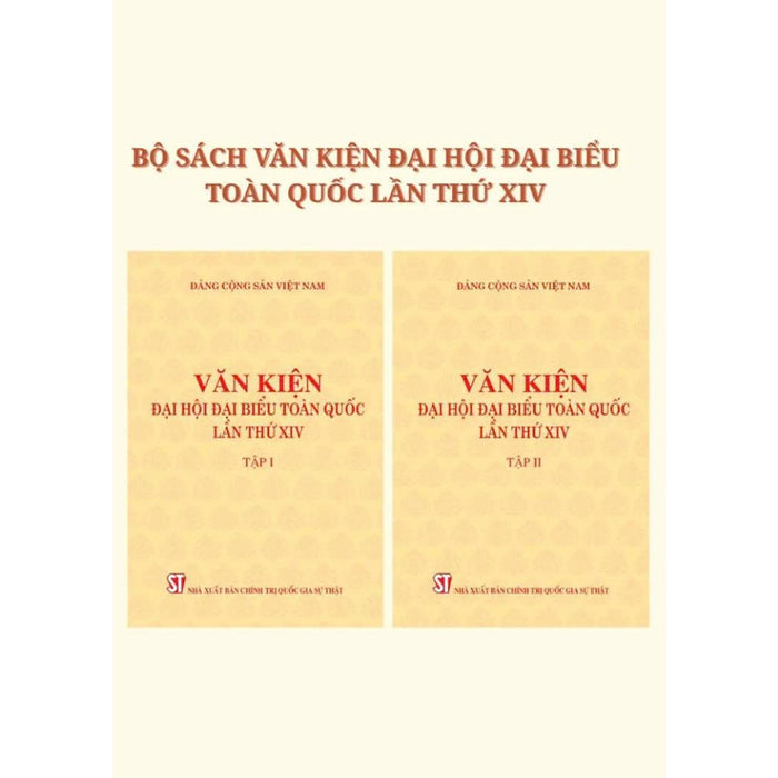 Sách - Văn Kiện Đại Hội Đại Biểu Toàn Quốc Lần Thứ Xiv (2 Tập)
