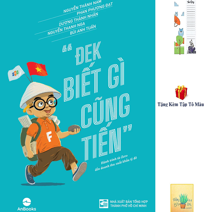 Đek Biết Gì Cũng Tiến (Tặng Kèm Tập Tô Màu Bất Kỳ Cho Bé ) + Bookmark Cú Mèo + Sổ Tay Xương Rồng