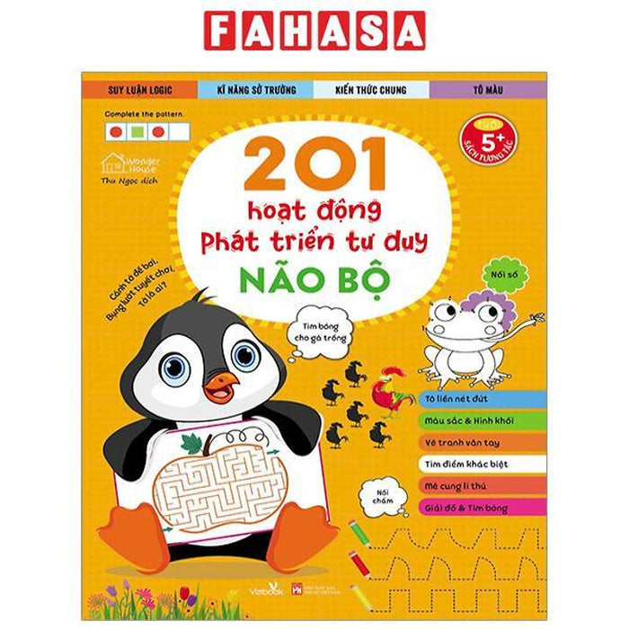Sách - 201 Hoạt Động Phát Triển Tư Duy - Não Bộ